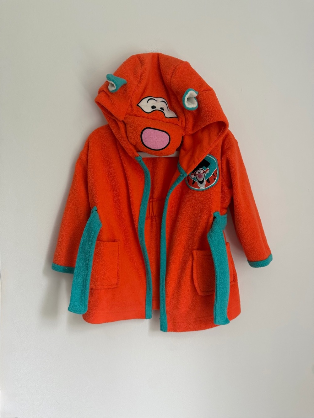 Disney Tigger Hooded Fleece Housecoat/Robe (Size 12-18m)